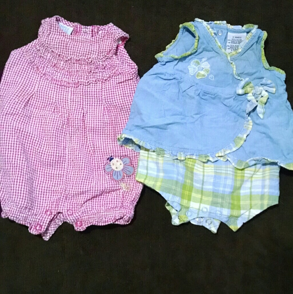 Girls 3-6M Set of 2 Outfits